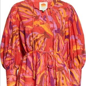 FARM Rio Banana Juice Cotton Minidress (worn once)